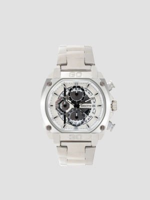 EXACTIME-QUARZO-ACERO-BLANCO-NEGRO